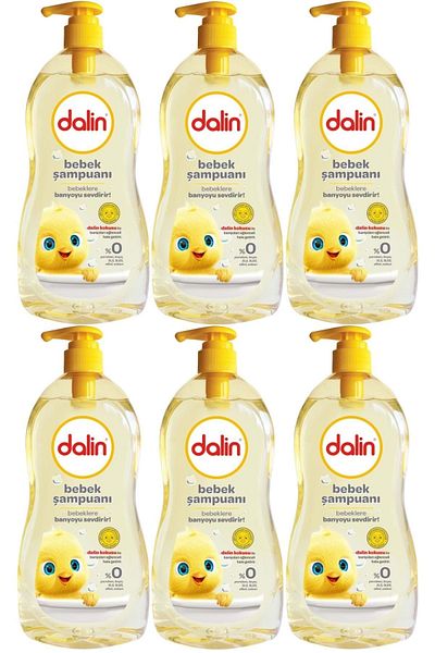 Dalin 500ml Classic Baby Shampoo with Pump - Set of 6