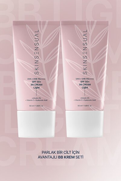 Skin Sensual Parlak Bir Cilt İçin Avantajlı BB Krem Seti | Light