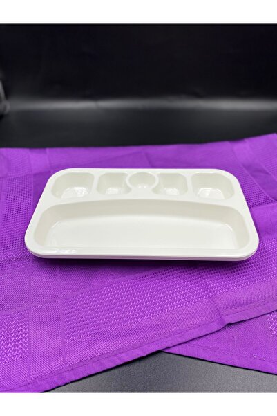 SUMAKS 6 Pieces of 6-Compartment Nursery Breakfast Plate