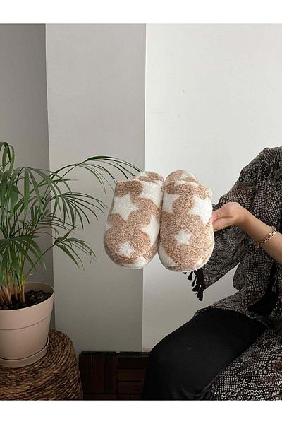 Behtah Kundura Starry Fluffy Γυναικείες Παντόφλες Σπιτιού - Silent Sole
