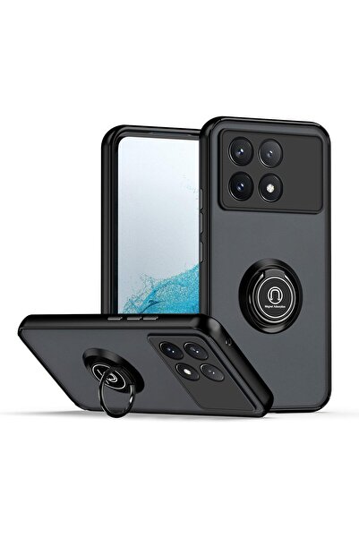 Rivor Xiaomi Poco X6 Pro 5G Kılıf 3d Kamera Korumalı Buzlu Kenarları Renkli Y...