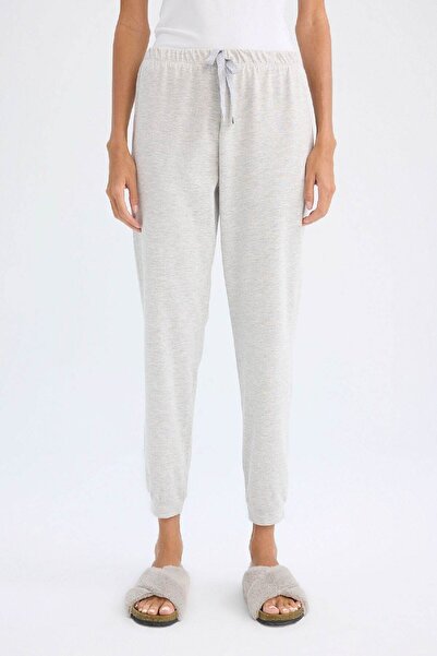 DeFacto Fall in Love Regular Fit Buy Lace-Up Elasticated Leg Pajama Bottoms B8712Ax24Au