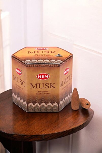 Hem Musk (Misk) Geri Akış Tütsü Konisi (40 Adetli)