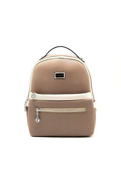 Silver Polo Γυναικείο σακίδιο πλάτης Silver & Polo Sand - Bone SP1061