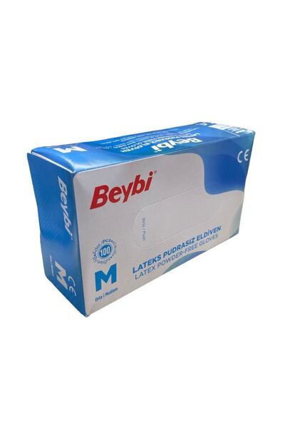 Genel Markalar Beybi Lateks M Pudrasız Muayene Eldiven 100'lük Kutu