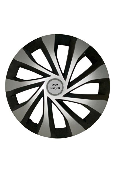 ForWay Ford Fiesta Uyumlu 4 Adet Kırılmaz Jant Kapağı 14" inç (Logo Hediyeli)