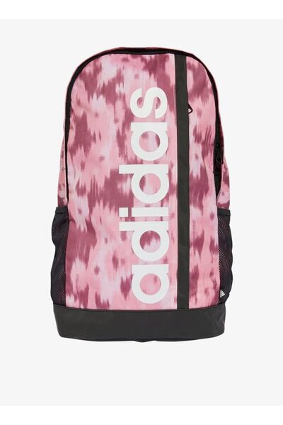 adidas Tie-Dye Print Backpack with Zip Closure and Adjustable Straps
