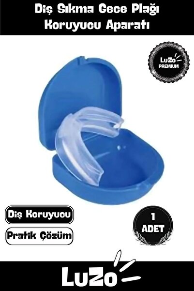 LuZo Premium Seri Diş Çene Sıkma Gece Plağı Gıcırdatma Koruyucu Önleyici Dişl...