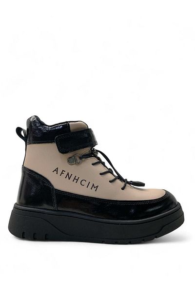 Tuğba Ortopedi 6088 Model Orthopedic Girl's Boots - 100% γνήσιο δέρμα, χρώμα πούδρας