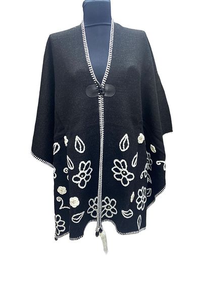 mim eşarp Akmoda - Thick Winter Knitwear Long Poncho