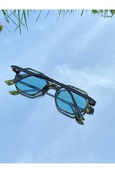 MİSE Unisex Hexagon Sunglasses - Uv 400