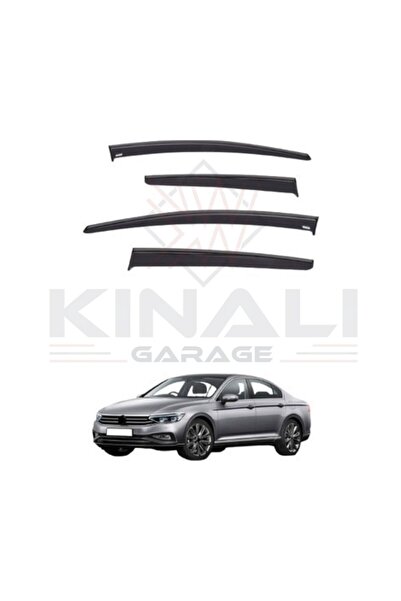 VW Passat B8 Cam Rüzgarlığı Piano Black Kromsuz