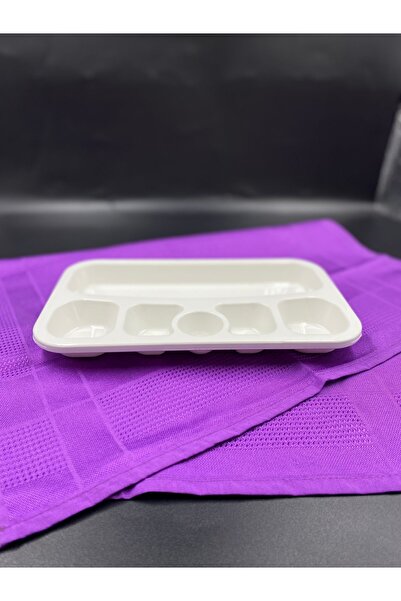 SUMAKS 6 Pieces of 6-Compartment Nursery Breakfast Plate