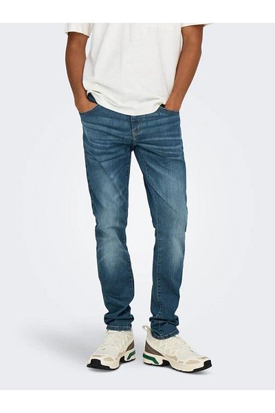 Only & Sons ONSLOOM SLIM DMB 9595 - Dot Dnm Noos Σκούρο Μεσαίο Μπλε Τζιν