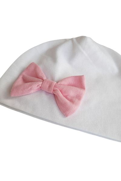 A Bunch White Bow Hat for Baby Girl and Child - Purple Baby Beanie, Ukar Parrot