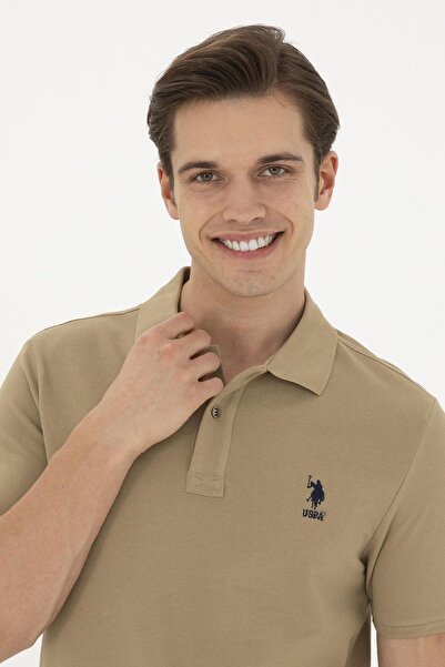 U.S. Polo Assn. ΒΑΣΗ. Ανδρικό μπλουζάκι Polo με λογότυπο Polo - 100% βαμβάκι, κανονική εφαρμογή G081SZ 0111794832