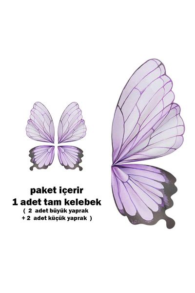 ELA 2024 Trend - Korean Butterfly Floral Wrapping Paper, for Wedding Birthday Party Decor