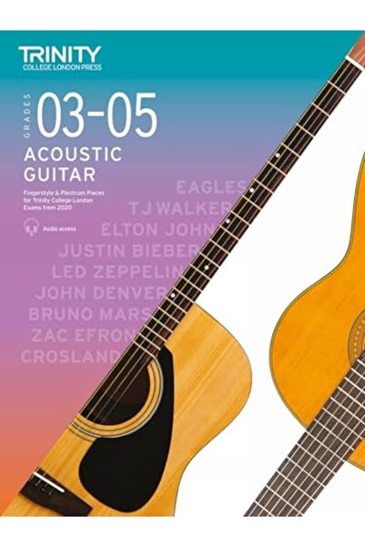 Faber Music Ltd. قطع امتحان الجيتار الصوتي في كلية ترينيتي بلندن 20202023 الصف 35 - فطائر الأصابع والريشة