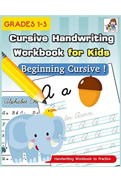 Ingram Cursive Handwriting Workbook For Kids Cursive Writing Practice Book Alphabet Cursive Tracing Book