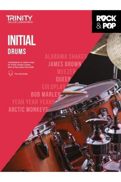 Faber Music Ltd. كلية ترينيتي لندن روك آند بوب 2018 الطبول الصف الأول