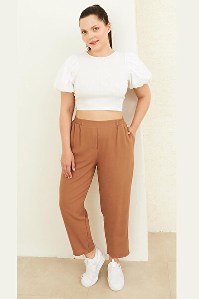 Curly ΛΙΝΟ ΠΑΝΤΕΛΟΝΙ CAMEL