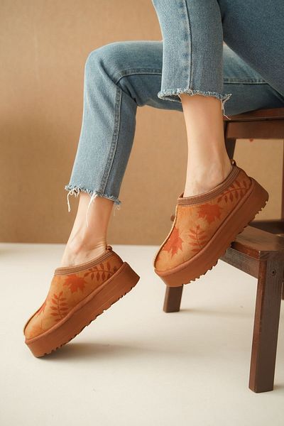 Lively Stylish Αδιάβροχες γούνινες παντόφλες για το σπίτι - Άνετη χοντρή σόλα