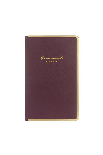 Victoria's Journals Vj Monaco Vegan Δερμάτινο Σκληρό Εξώφυλλο Planner Notebook 100 Gr Ivory Paper. 192 Σελίδες