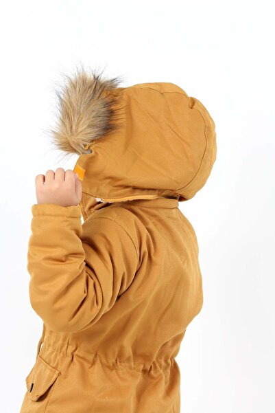 Jannock Kışlık Su İtici Uzun Kürk Kaplama Mont