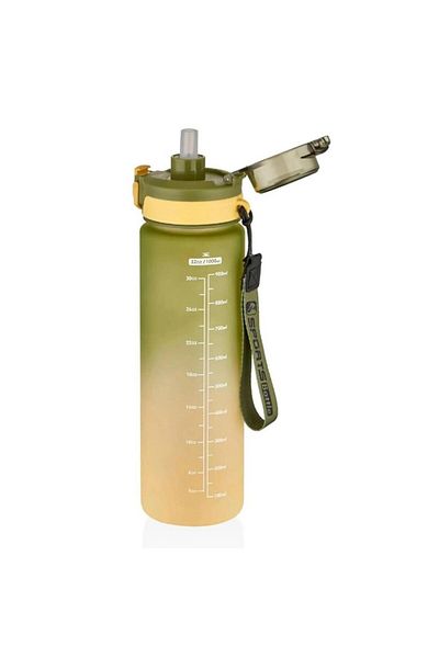 Vagonlife Green Motivational Water Bottle - 1000ml Vgn-2310