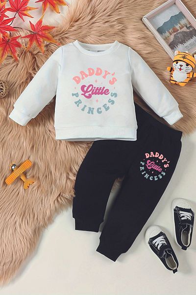ADABEBEK Printed Little Princess Baby Set - Daddy's 12270