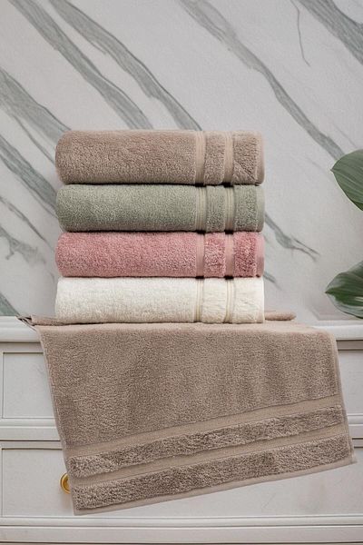 Altınbaşak Maddy Asorti - Set de 4 prosoape de mână 100% bumbac