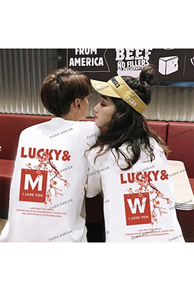 Tarzsokak New Season Tir Harajuku Style Couple Lover Couple Ρούχα - 2 Τεμάχια