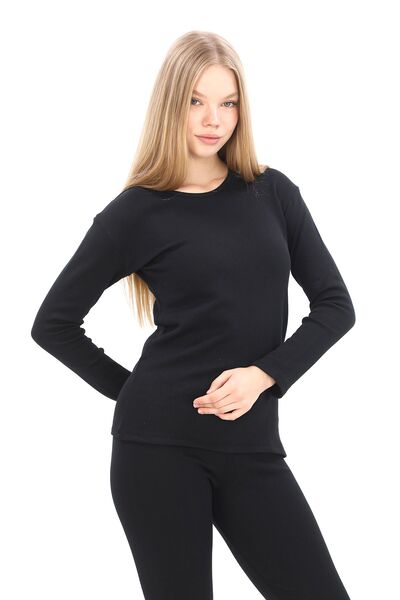 Sh Mağazacılık Unisex Winter Thermal Underwear - Warm Cotton, Non-Burning Thermal Set and Undershirt Underwear