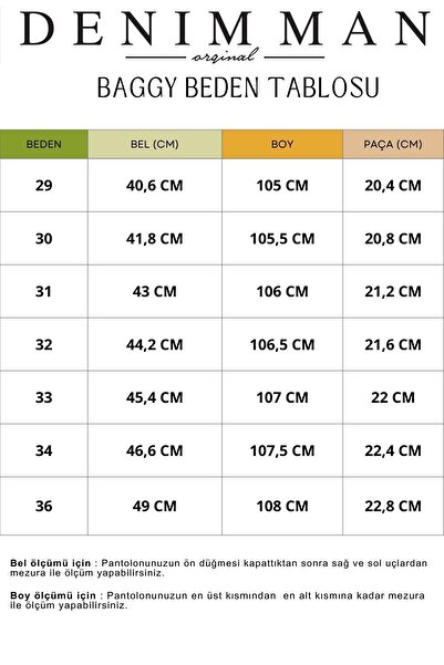 DENIM MAN Erkek Mavi Yırtık Detaylı Baggy Jeans Pantolon