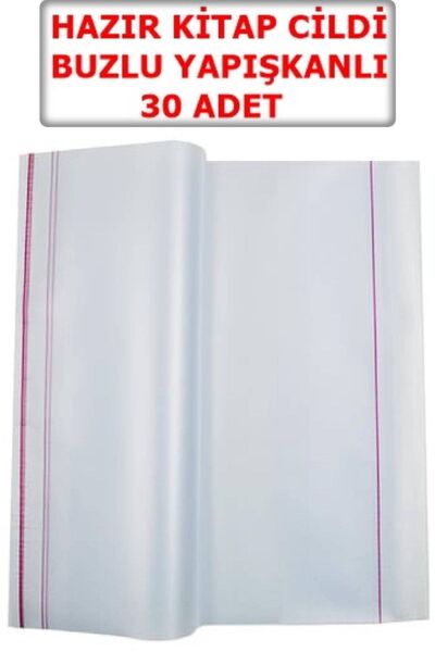 TAN EXPRESS 30 Pieces Frosted Transparent Book Container - Ready Adhesive