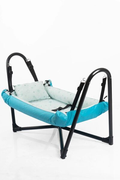 LOOVE BEBE Plüton Bebek Hamak Turkuaz