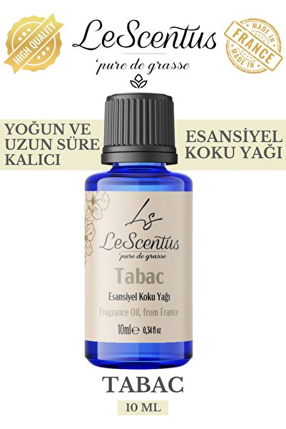 lescentus TABAC EsansiyelKokuYağıBuhurdanlık Difüzör Mum Sabun Hobi EsansıHav...