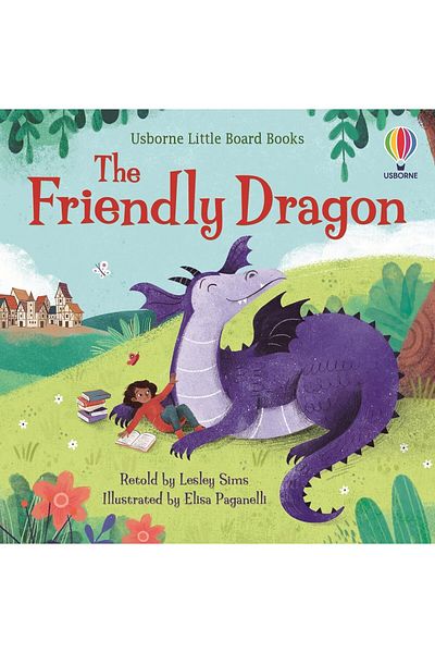 Usborne 3-6 Years Old English Illustrated Little Board Books - Friendly Dragon