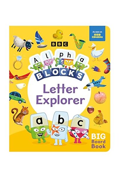 Gardners Books كتاب Alphablocks Letter Explorer ذو اللوحة الكبيرة