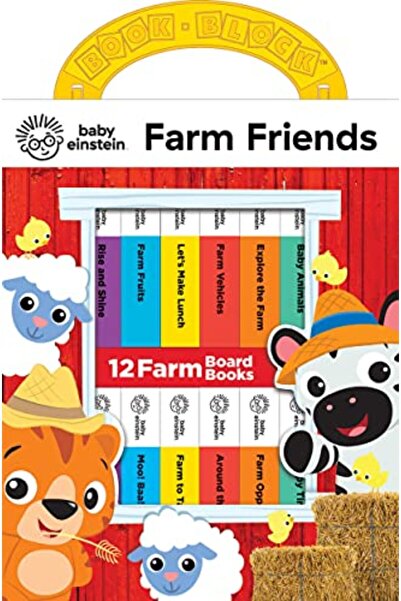 Phoenix International Publications أصدقاء مزرعة بيبي أينشتاين - 12 كتابًا من الورق المقوى - مكتبتي الأولى
