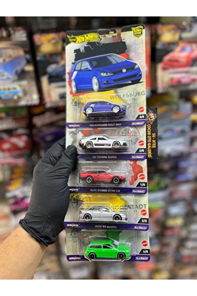 HOT WHEELS Golf Mk7 Car cultre 5li set
