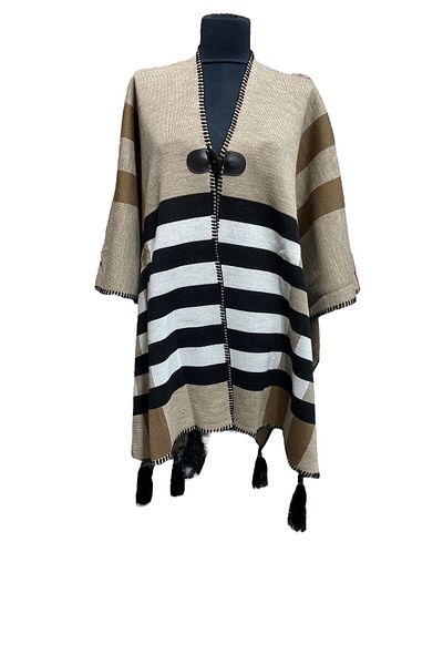 mim eşarp Akmoda - Thick Winter Knitwear Long Poncho
