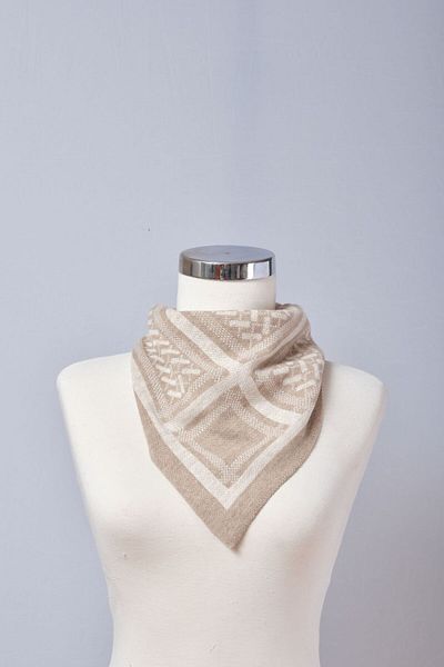 Sebir Moda Knitwear Patterned Scarf