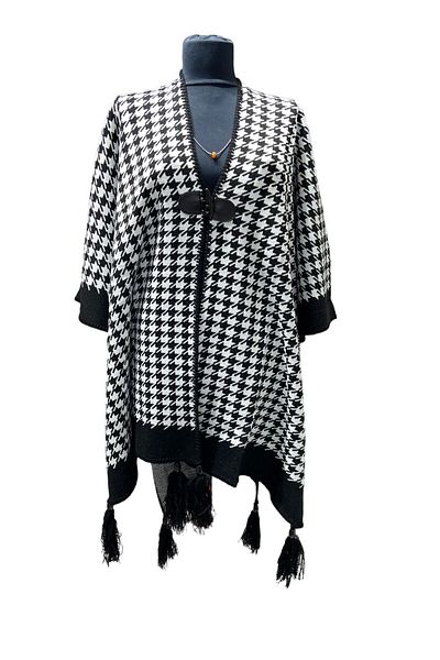 mim eşarp Akmoda - Thick Winter Knitwear Long Poncho
