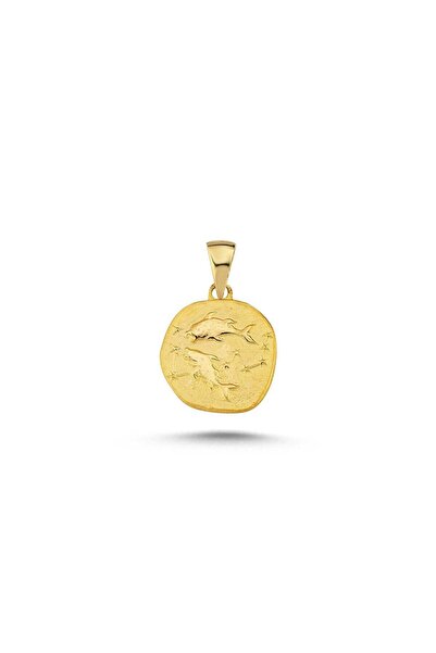 HEMS JEWELLERY 14 Ayar Altın Burç Balık Kolye Ucu