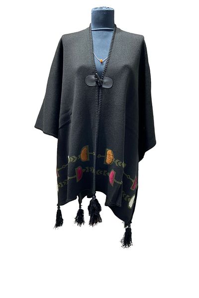 mim eşarp Akmoda - Thick Winter Knitwear Long Poncho