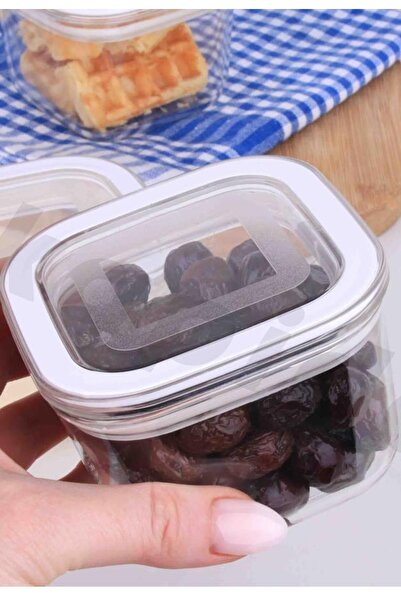 ALBETTO 250ml White Acrylic Breakfast Tray 7 Pieces