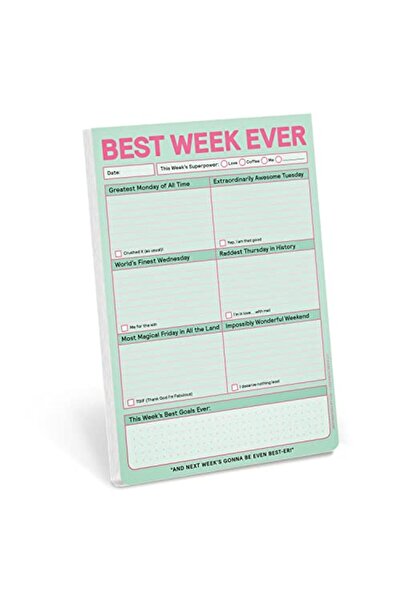 Macmillan Distribution لوحة Knock Knock Best Week Ever إصدار الباستيل