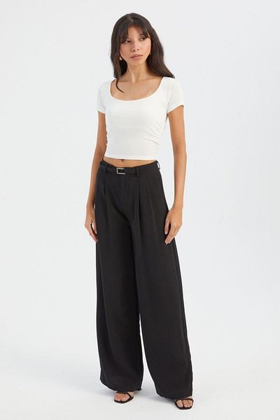 Hiccup Crop Top - Σχέδιο Μπλουζάκι με Στρογγυλή Λαιμόκοψη