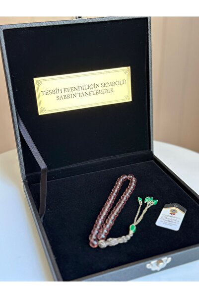 Kehribarstore Özel Yazılı, Özel Kutulu Zultanit Tesbih Babalar Günü Erkek Hed...